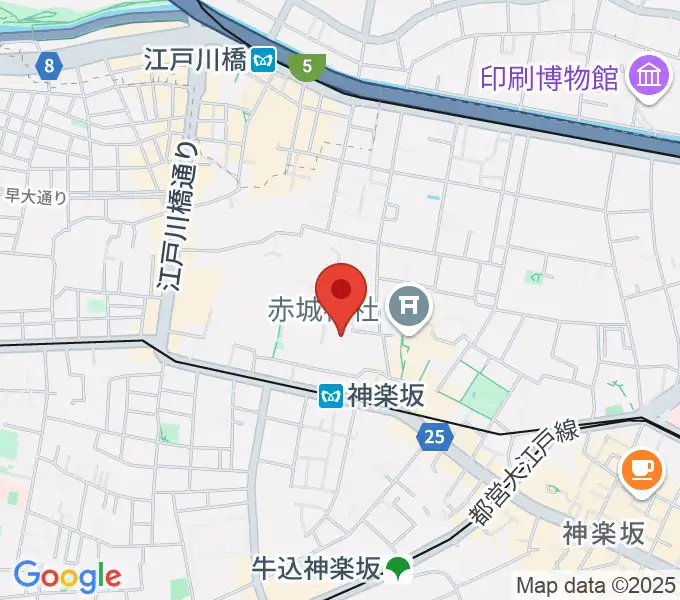 大洋レコードの地図