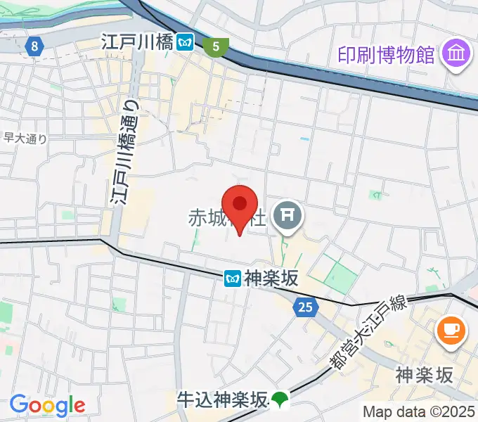 大洋レコードの地図