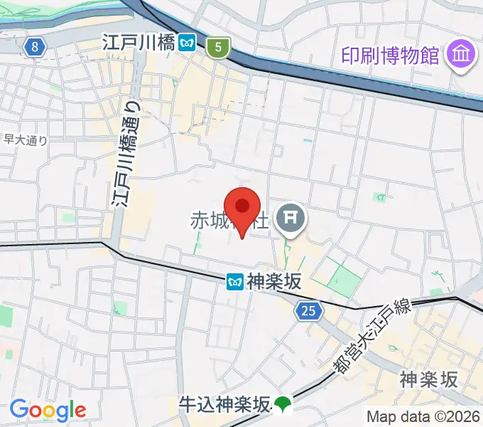 大洋レコードの地図