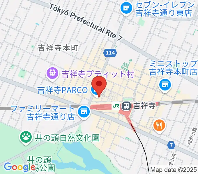 島村楽器 吉祥寺パルコ店の地図