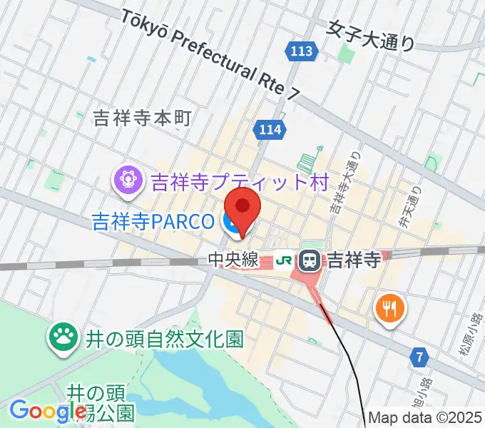 島村楽器 吉祥寺パルコ店の地図