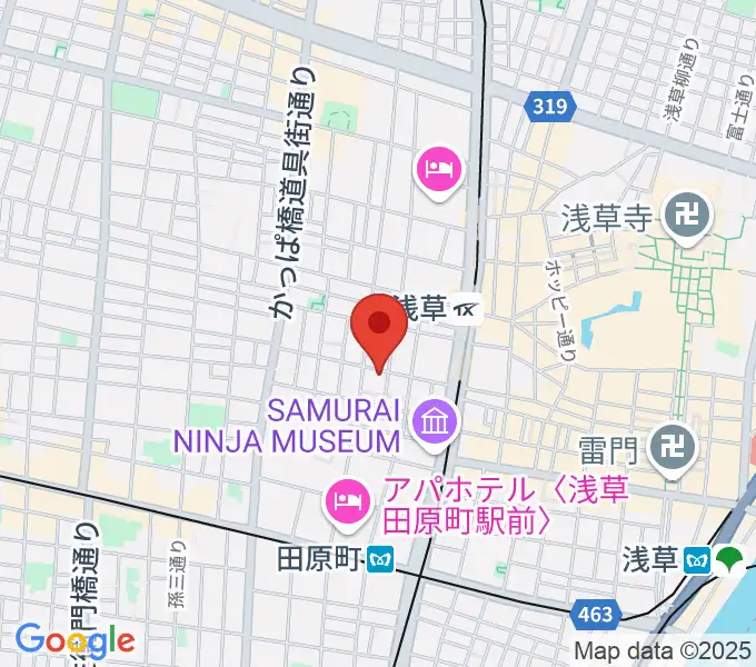 西浅草マルスの地図