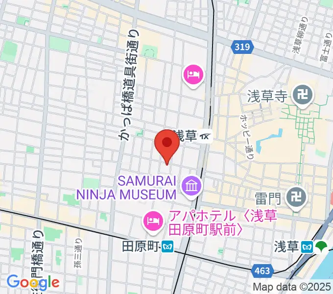 西浅草マルスの地図