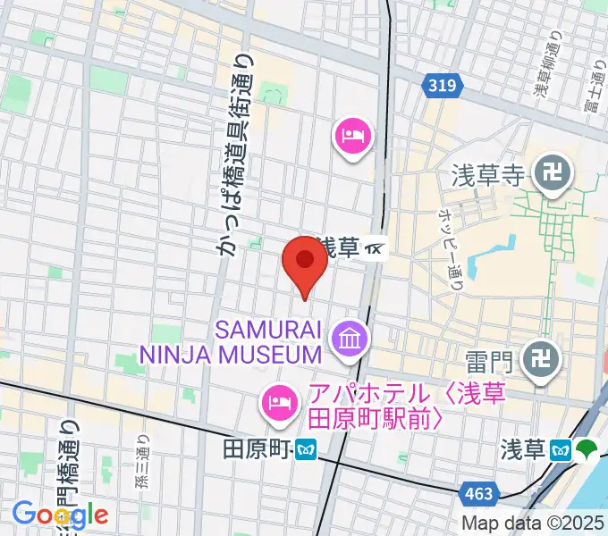 西浅草マルスの地図