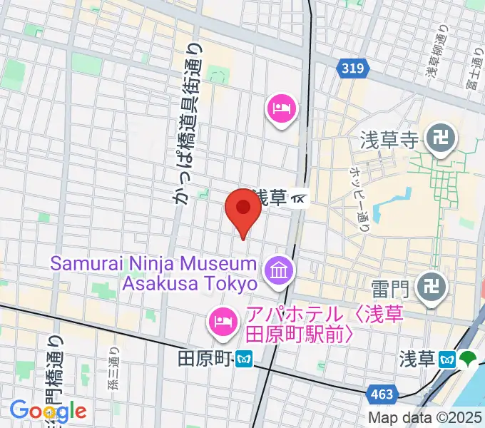 西浅草マルスの地図