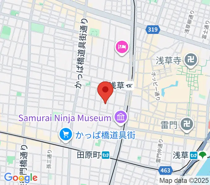 西浅草マルスの地図