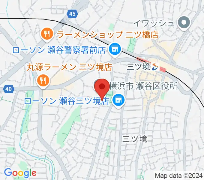 横浜市瀬谷公会堂の地図