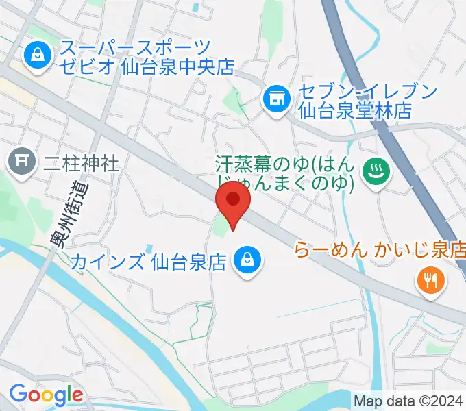 MIFA Football Park 仙台の地図