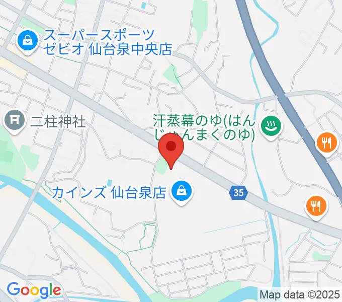MIFA Football Park 仙台の地図