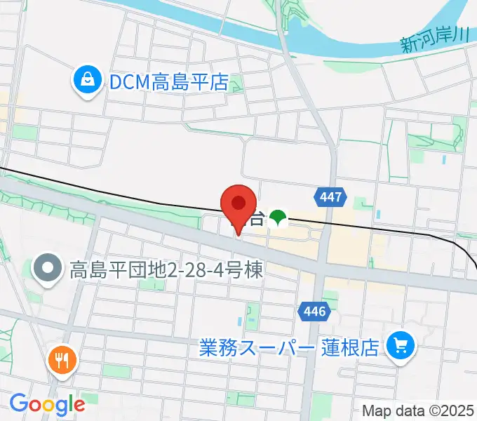 音教学院の地図