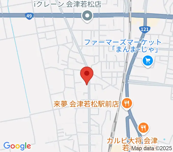 音楽教室humming ハミングの地図