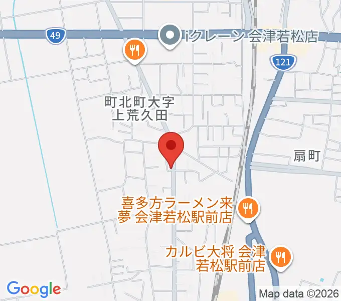 音楽教室ハミングの地図