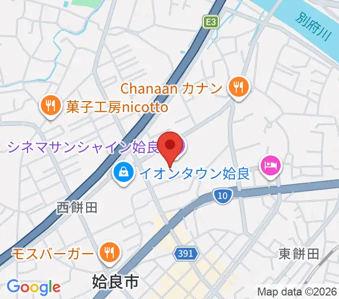 あいらびゅーFMの地図