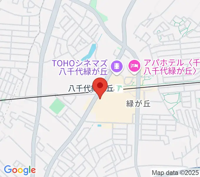 島村楽器 イオンモール八千代緑が丘店の地図