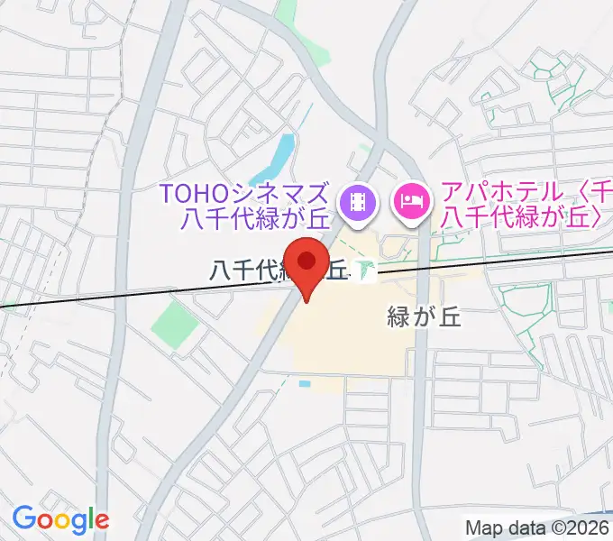 島村楽器 イオンモール八千代緑が丘店の地図