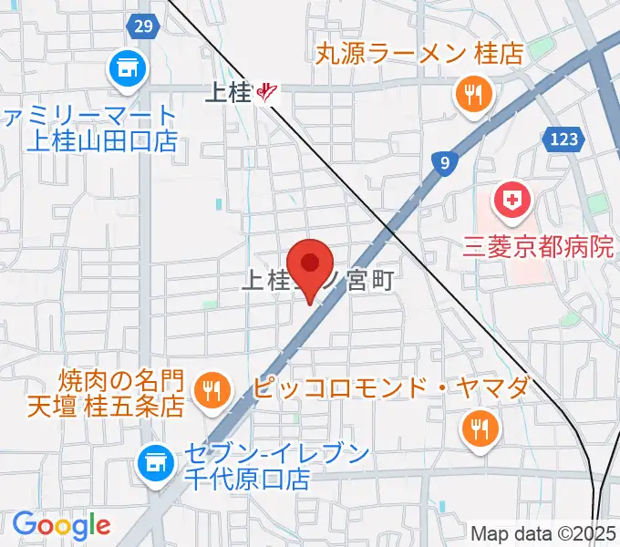 マイミュージック音楽教室の地図