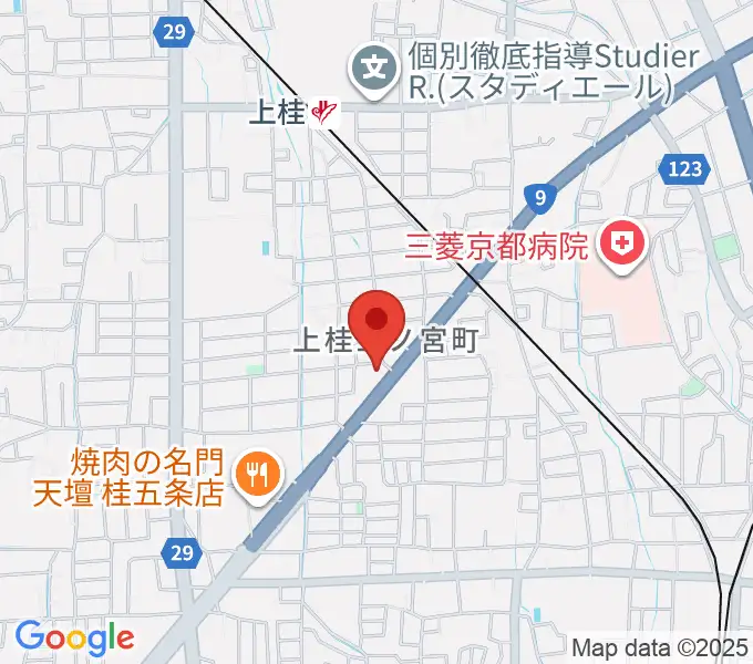 マイミュージック音楽教室の地図