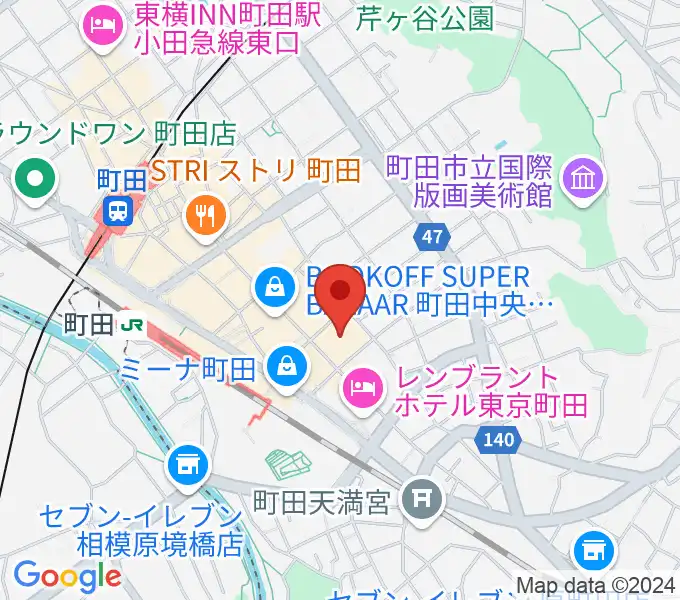 ディスクユニオン町田店の地図