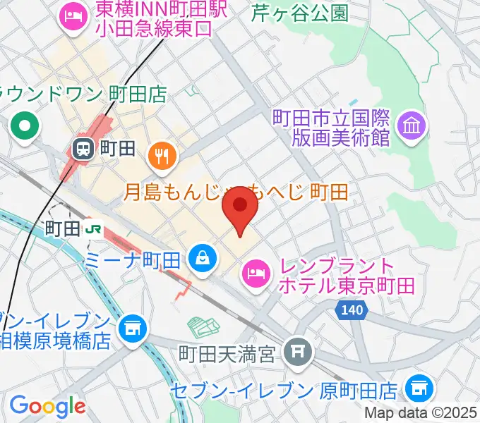 ディスクユニオン町田店の地図