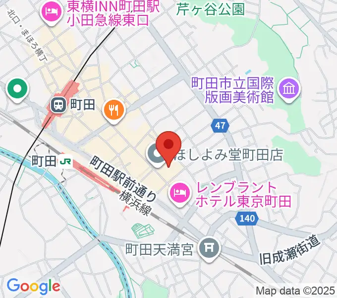 ディスクユニオン町田店の地図