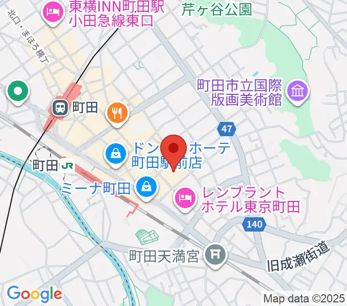 ディスクユニオン町田店の地図