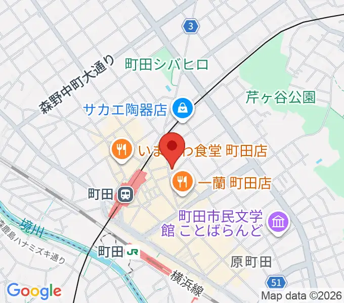 町田HERBIEの地図