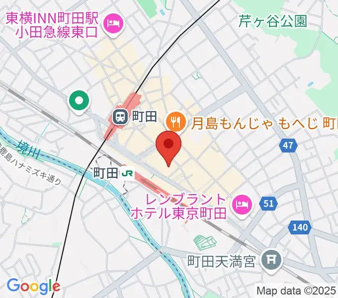 町田ノイズの地図