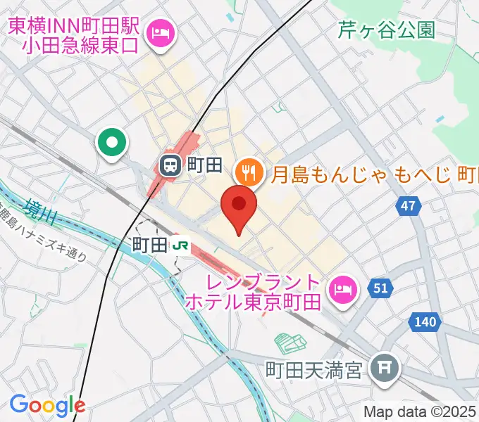 町田ノイズの地図