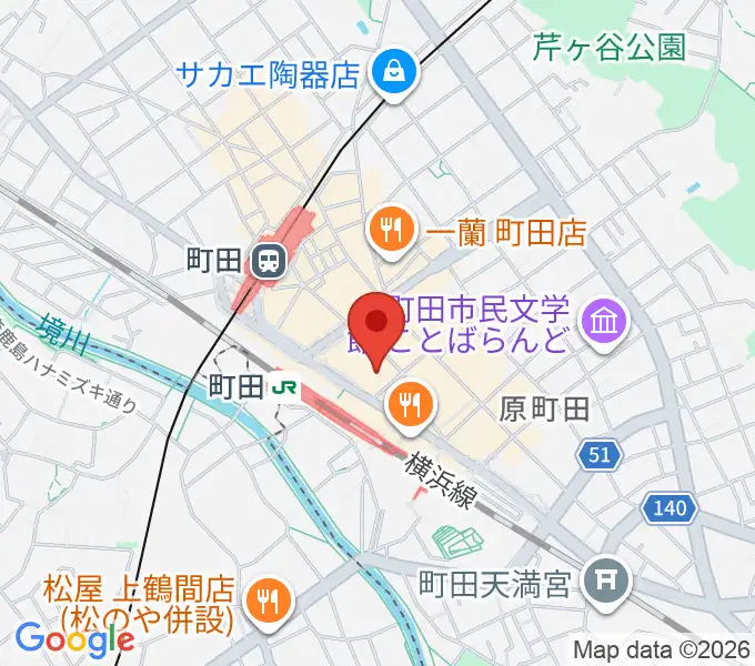 町田ノイズの地図