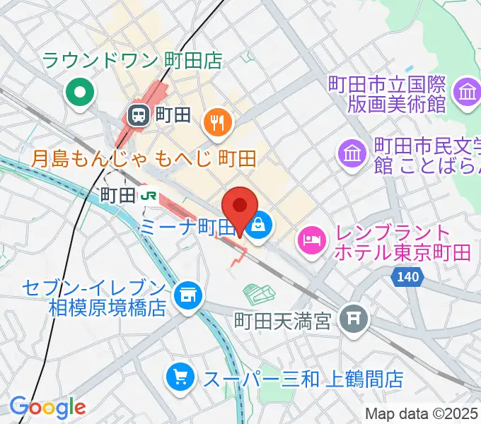 町田市文化交流センターの地図