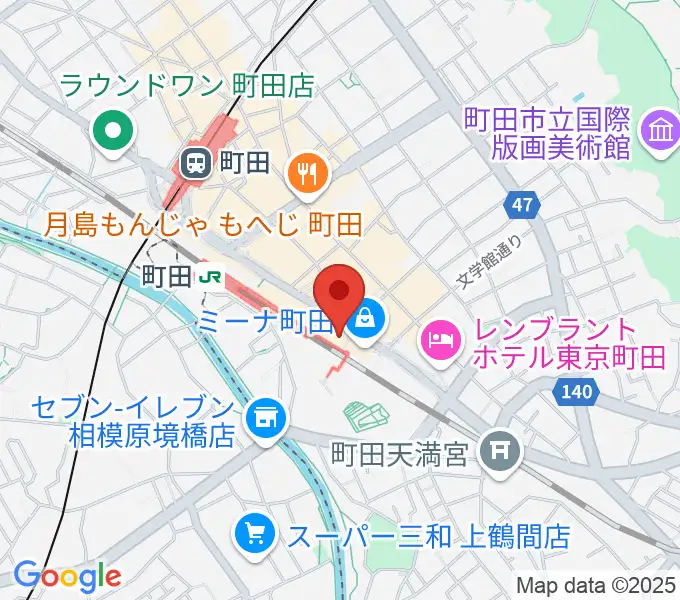 町田市文化交流センターの地図
