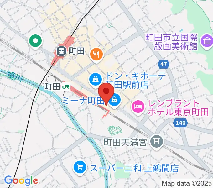 町田市文化交流センターの地図