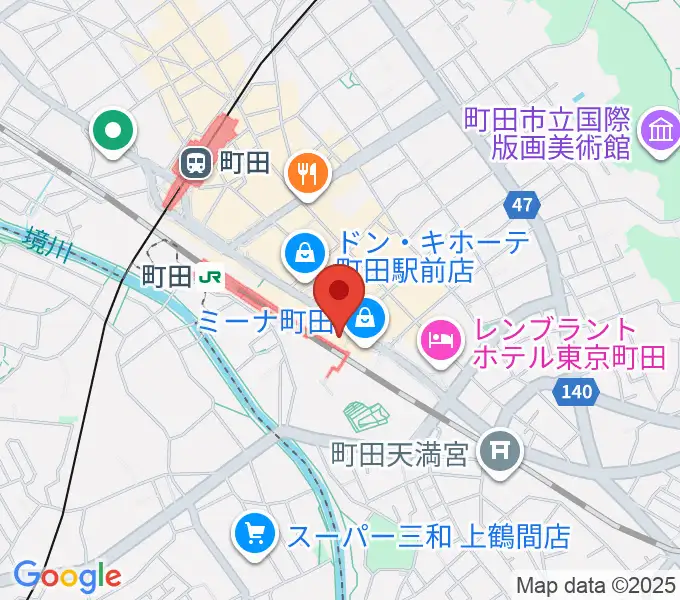 町田市文化交流センターの地図