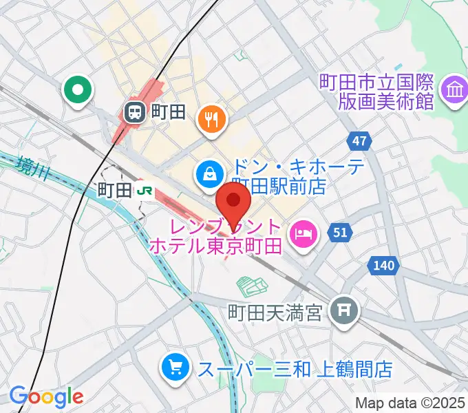 町田市文化交流センターの地図