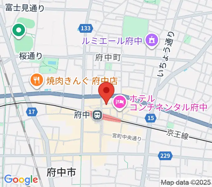 カワイ音楽教室 府中駅前センターの地図