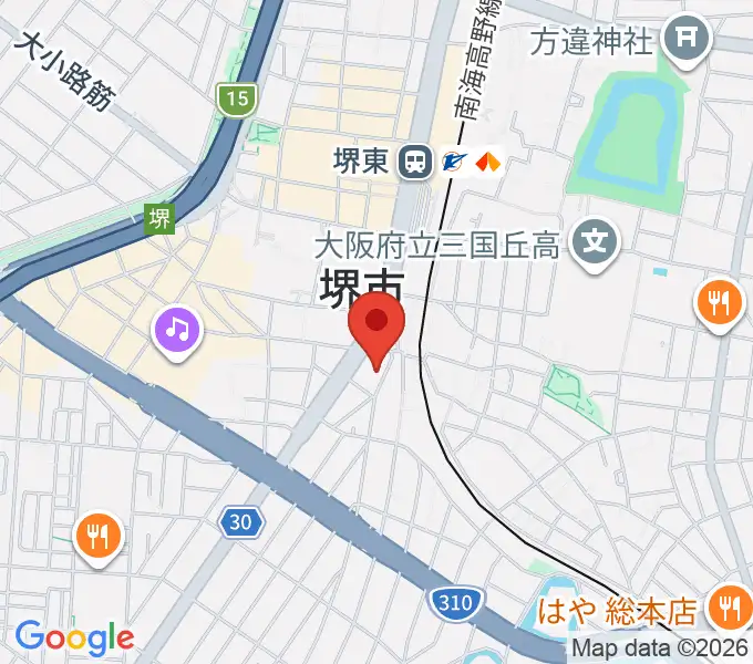 LaFlat Music Schoolの地図