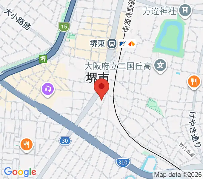 LaFlat Music Schoolの地図