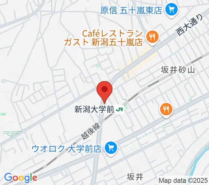 スタジオアップルの地図