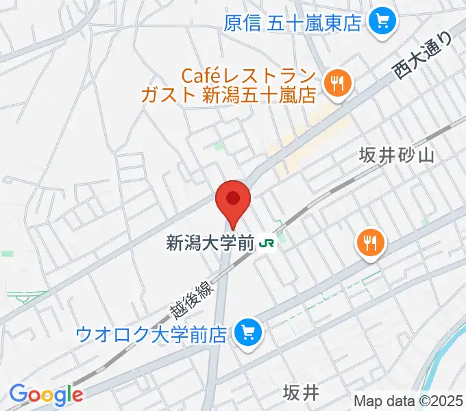 スタジオアップルの地図