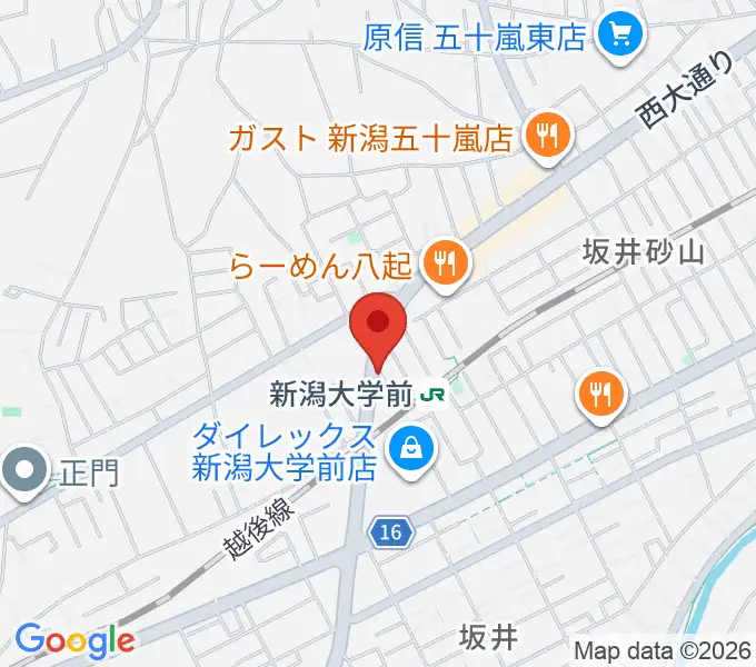 スタジオアップルの地図