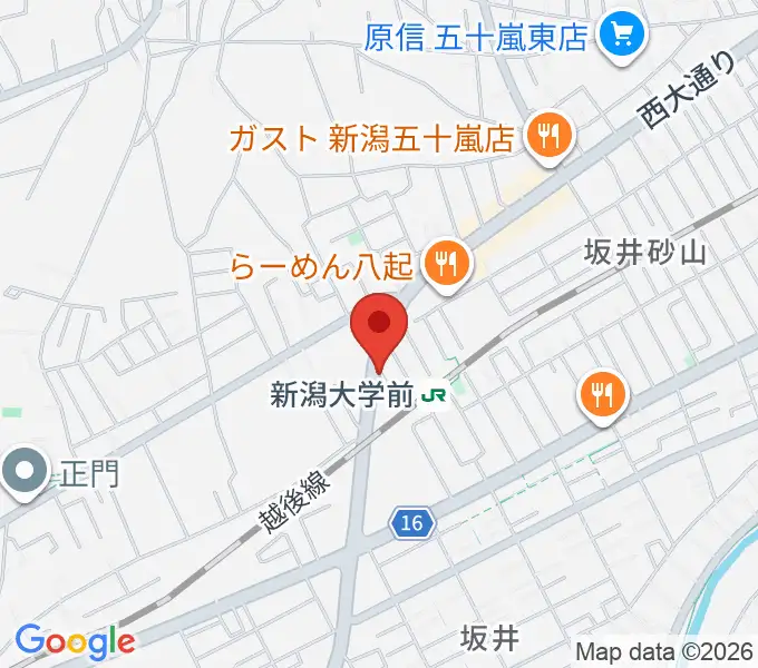 スタジオアップルの地図