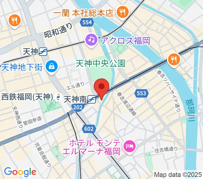 福岡バイオリン・ビオラ音楽教室の地図
