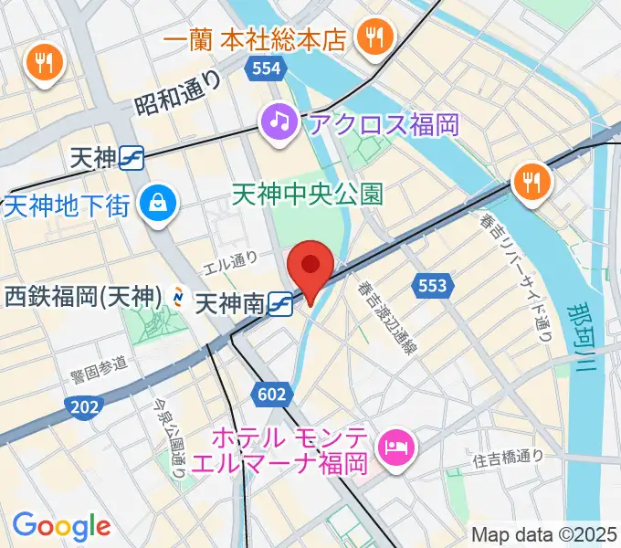 福岡バイオリン・ビオラ音楽教室の地図