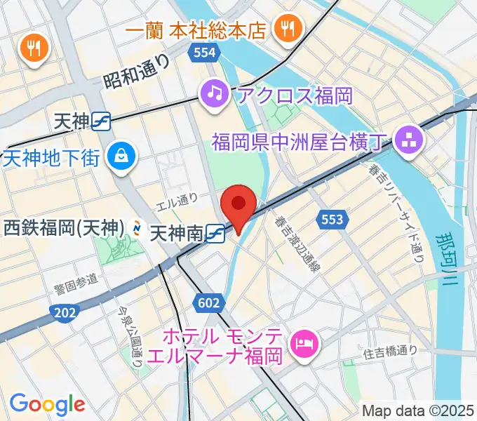 福岡バイオリン・ビオラ音楽教室の地図