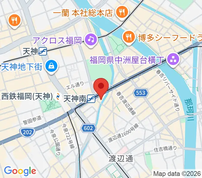 福岡バイオリン・ビオラ音楽教室の地図