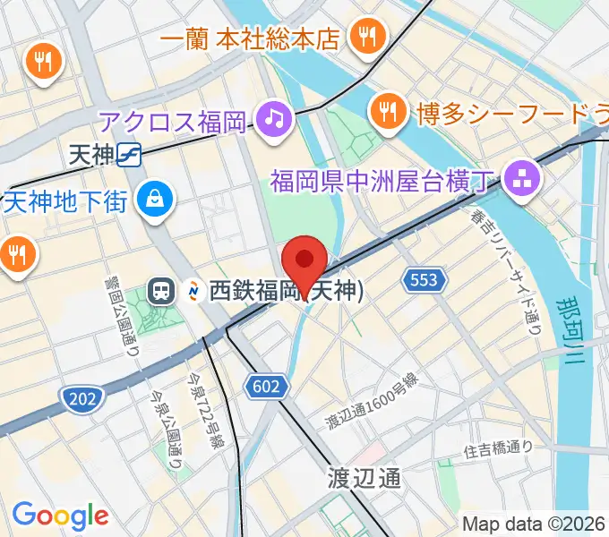 福岡バイオリン・ビオラ音楽教室の地図