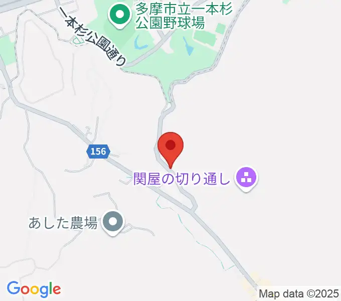 町田ピアノカフェショパンの地図