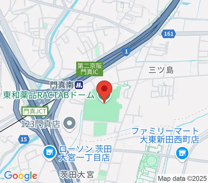 東和薬品RACTABドームの地図