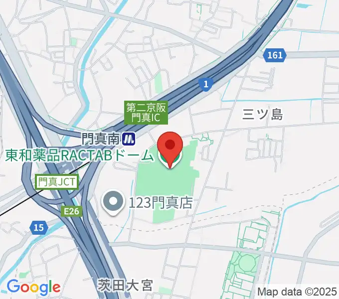 東和薬品RACTABドームの地図