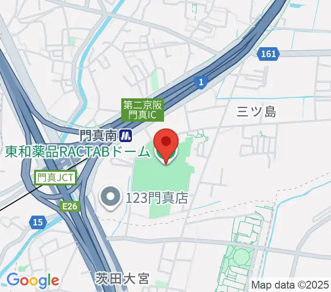 東和薬品RACTABドームの地図